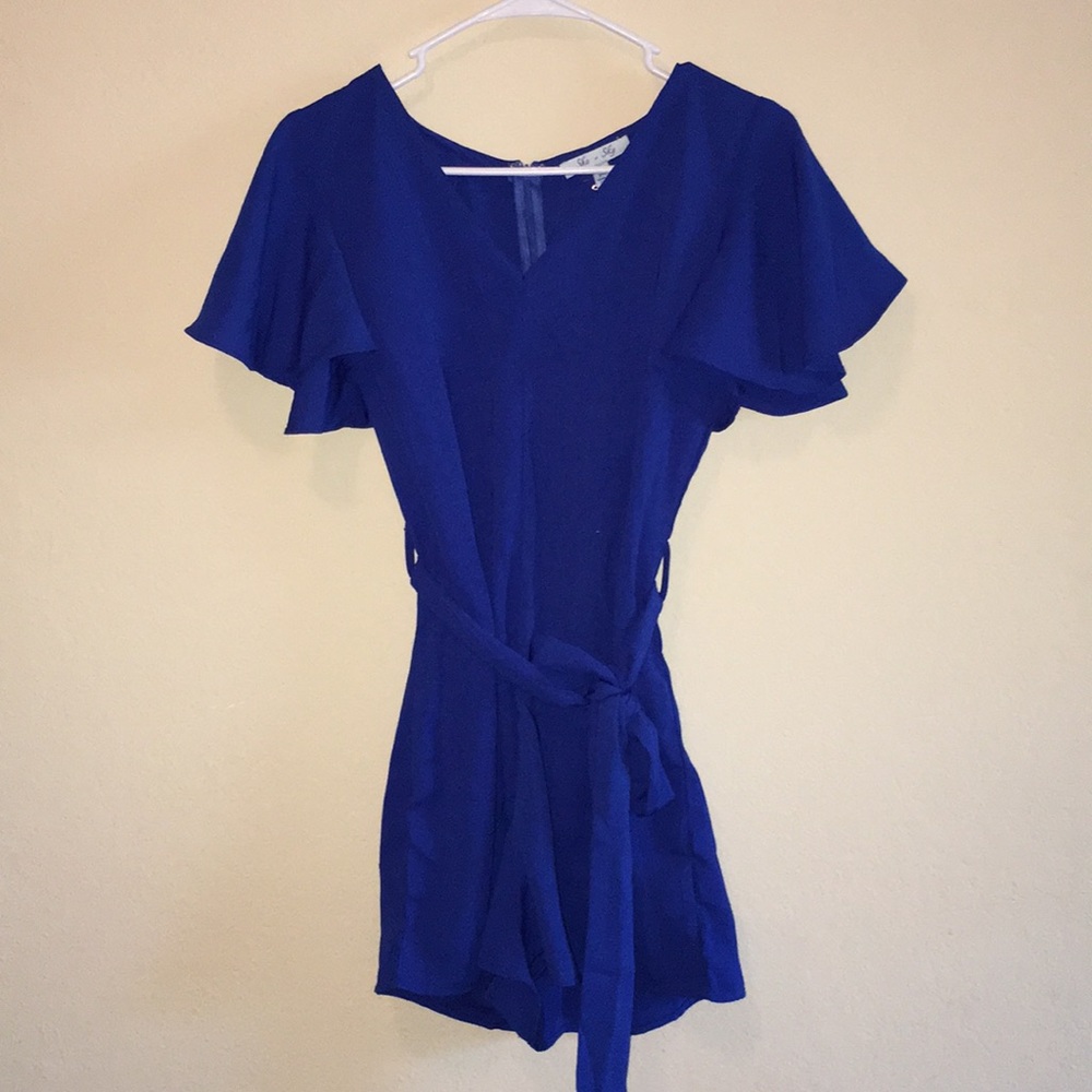 Blue romper